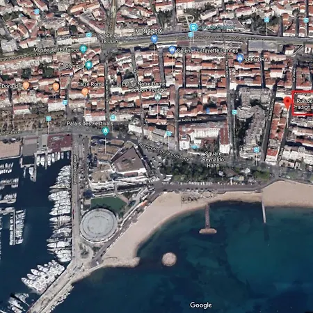 Grand Carre D'or - Les Meridiens アパート カンヌ